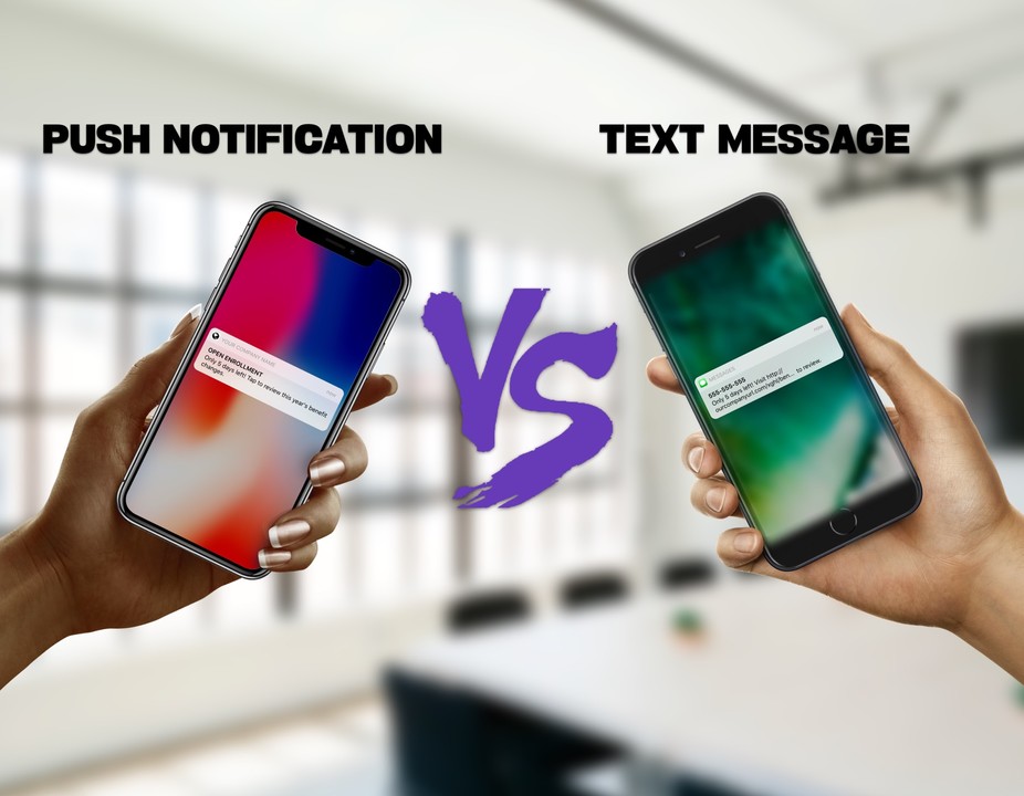 Text Messages, Push Notifications